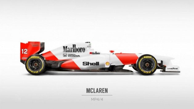Fórmula 1: os modernos carros atuais pintados como clássicos do passado