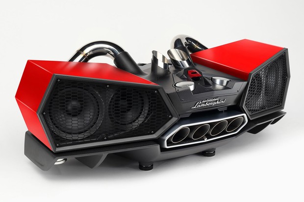 A caixa de som mais invejável é da Lamborghini
